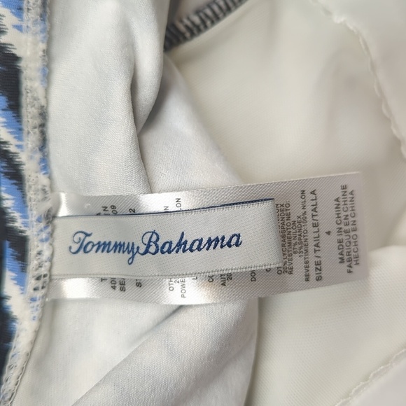 Tommy Bahama Zanzibar Bandeau One Piece Swimsuit Size 4 - Picture 5 of 7